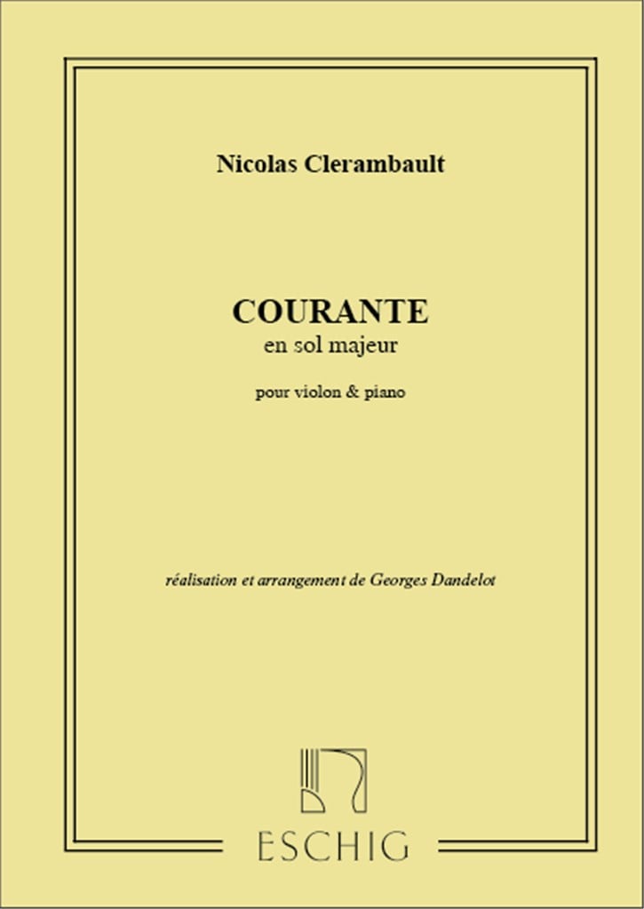 Courante Violon-Piano